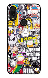 Sticker Bomb Redmi Y3 Back Cover